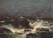 Gustave Courbet wave oil painting